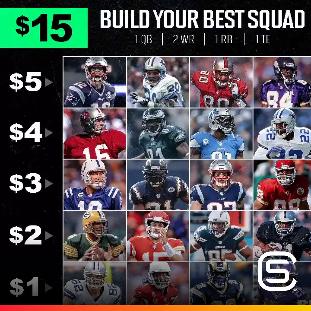 SportsCastr • NFL (S.I.)-Build Your Squad $15